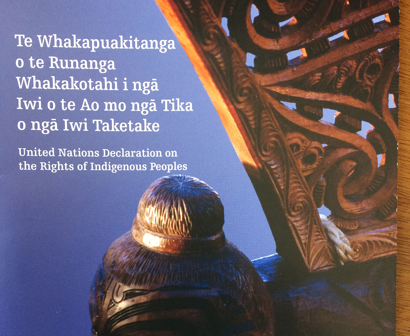 United Nations Declaration on the Rights of Indigenous Peoples Te Whakapuakitanga o te Runanga Whakakotahi i ngä Iwi o te Ao mo ngä Tika o ngä Iwi Taketake